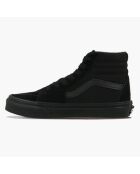 Sneakers en Velours de Cuir & Toile Sk8-Hi noires